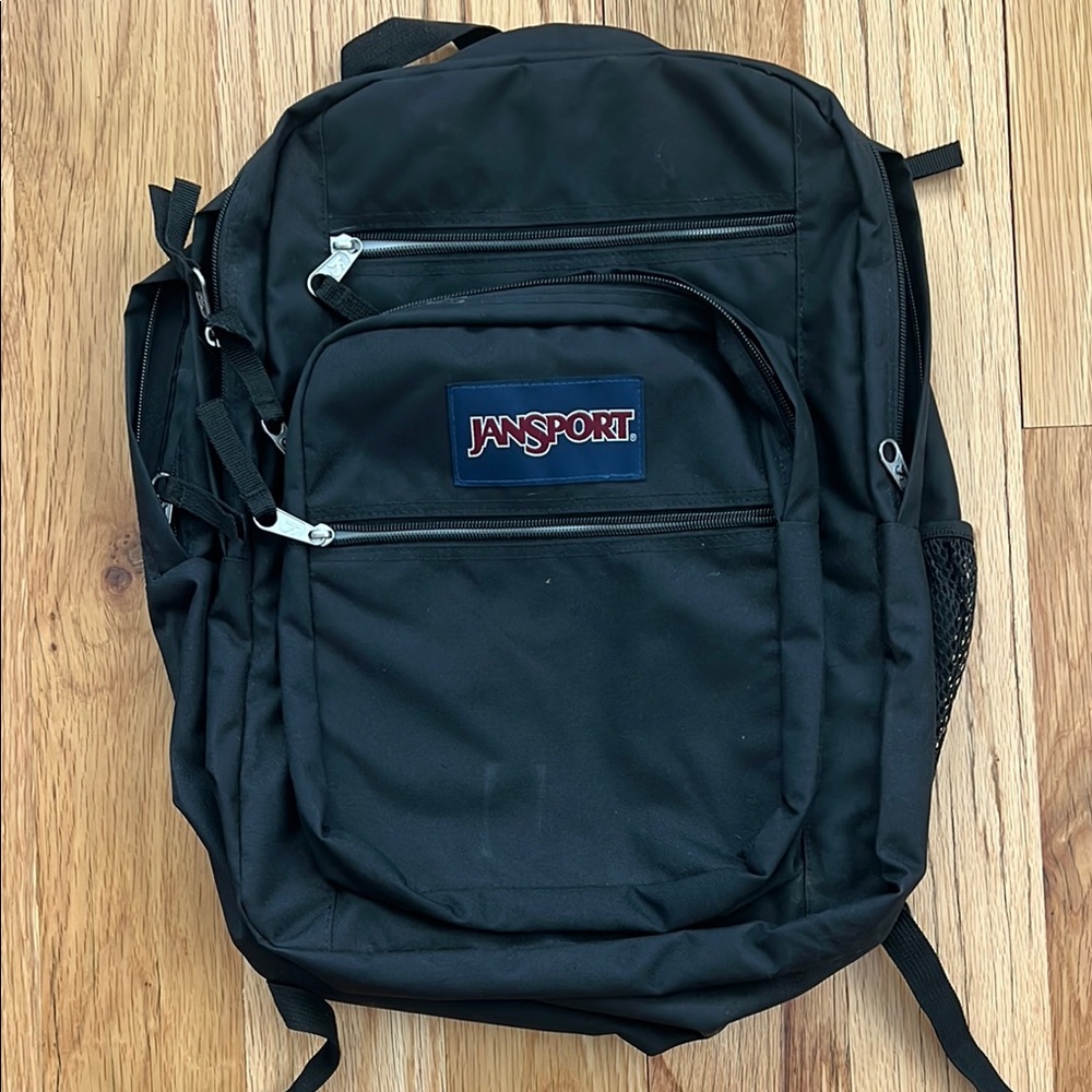 JanSport Black Backpack for Men